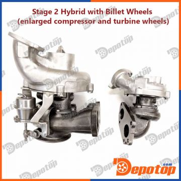 Turbocompresseur stage 2 hybrid pour BMW | 5326-970-0001, 5326-970-0004